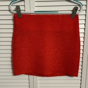 NWOT BCBGenerations Size Medium Mini Skirt Cranberry Red
